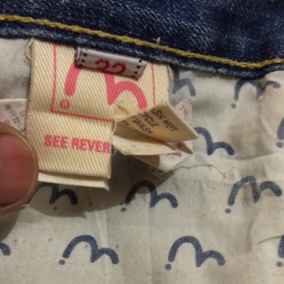 Original vintage evisu genens jeans - Picture 12 of 14